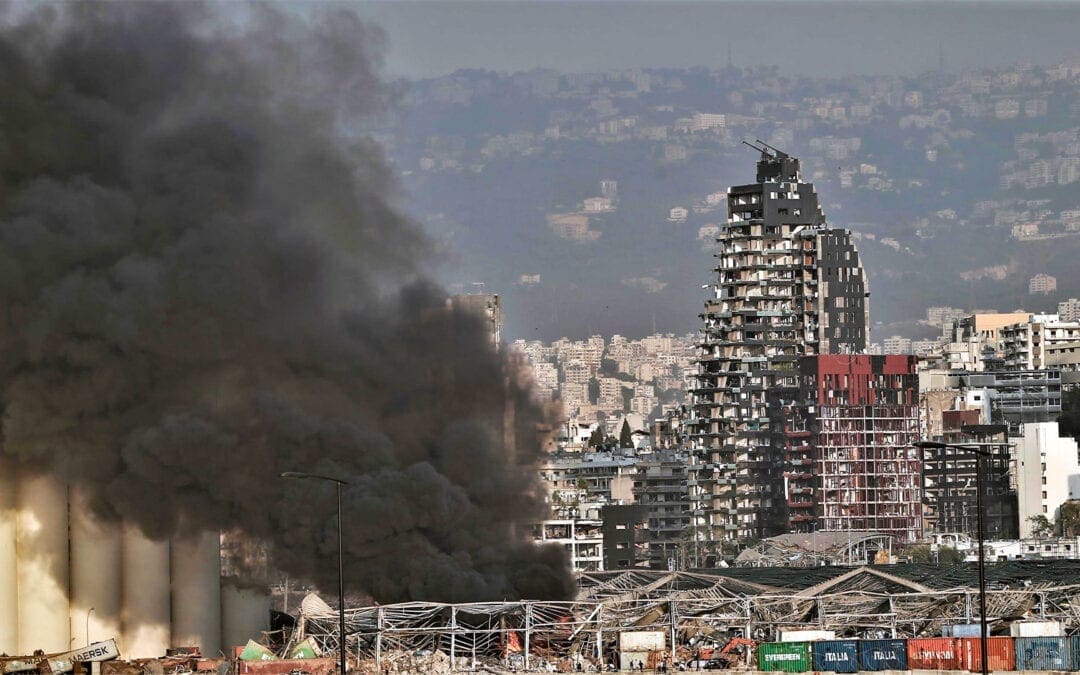 Explosion in the port hits Provincial House in Beirut