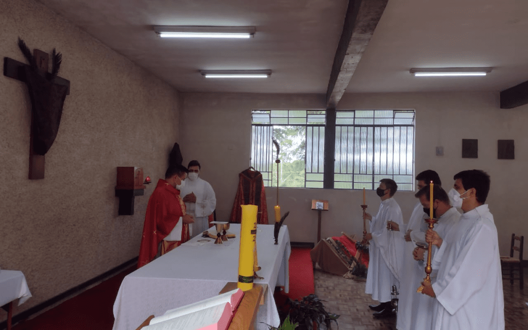 Eucharistic celebration for Palm Sunday took place in the Vincentian Seminary of Nuestra Señora de las Gracias