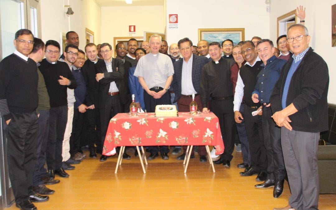 Encuentro en la Curia General de los misioneros vicentinos estudiantes en Roma