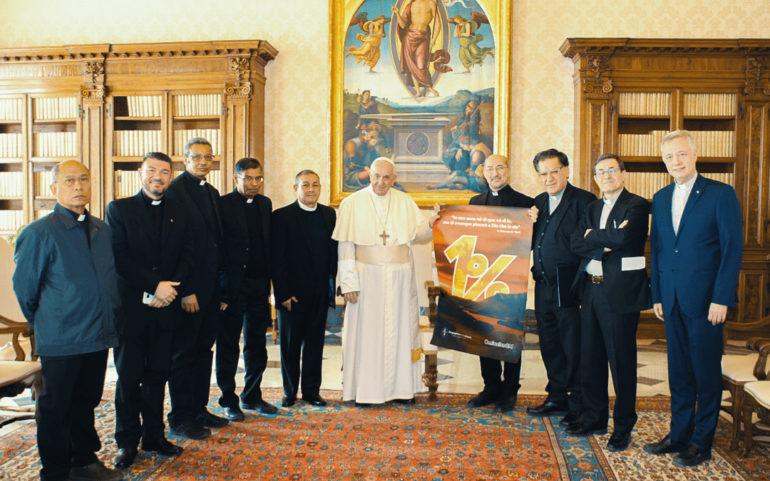 La Audiencia de los miembros de la Curia General con el Papa Francisco