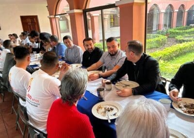 Desayuno del Encuentro de Seminaristas Costa Rica México Panamá