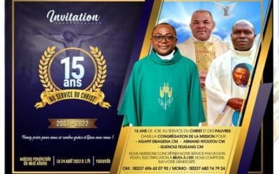 15 ANS D’ORDINATION SACERDOTALE